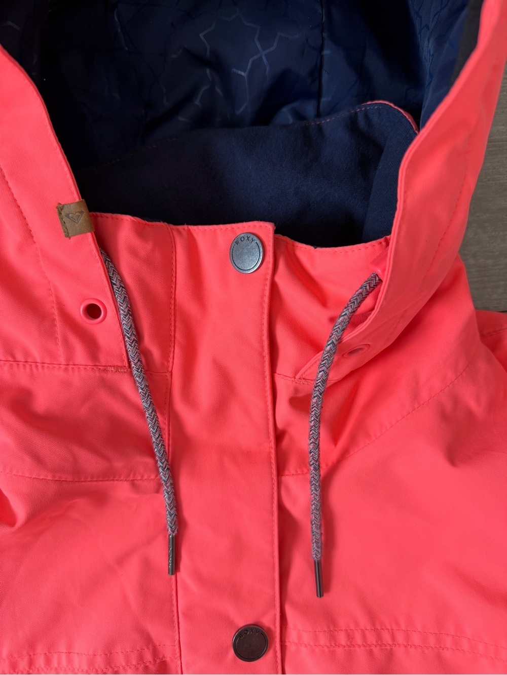 Roxy Hot Pink Barbiecore Hooded Ski Jacket Size S - Picture 5 of 7